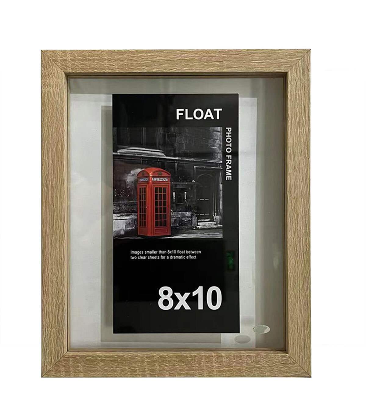Innovative Home Creations 8 x 10 Natural Wood Float Frame
