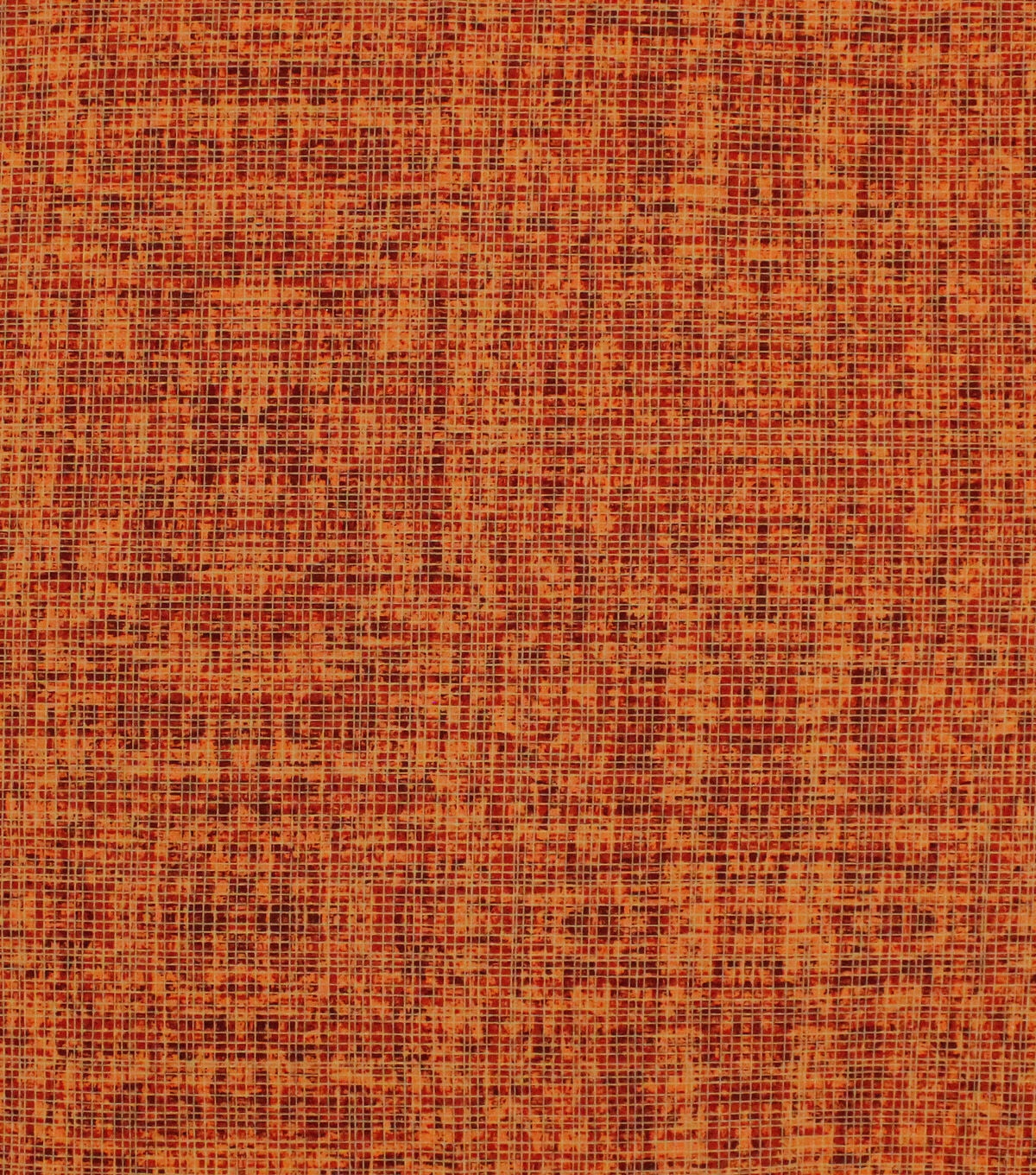 Rust Crosshatch Harvest Cotton Fabric