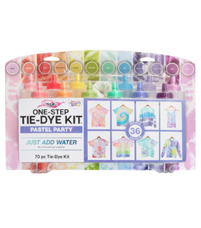 Tulip 70ct Pastel Party One Step Fabric Tie Dye Kit