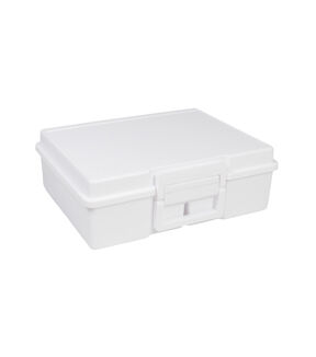Everything Mary 4 x 6 White 16 Case Photo Storage Box