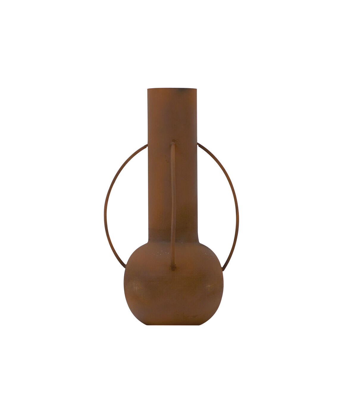 Nearly Natural 14 Brown Contemporary Metal Vase