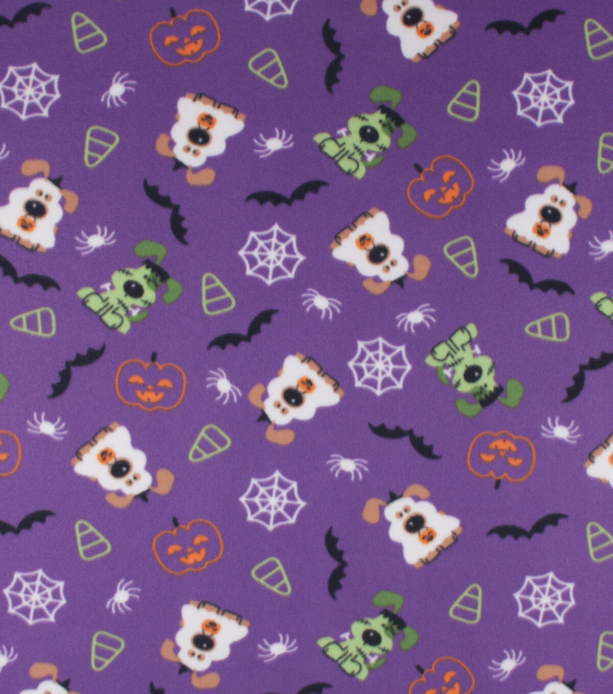 Blizzard Fleece Halloween Spot Fabric