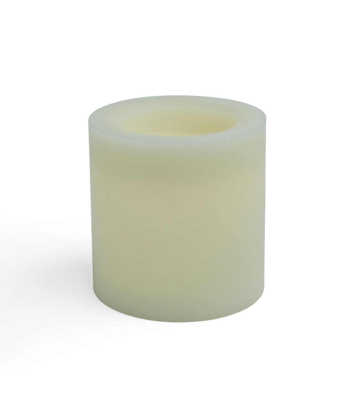 6 x 6 LED Cream Smooth Wax Pillar Candle by Hudson 43