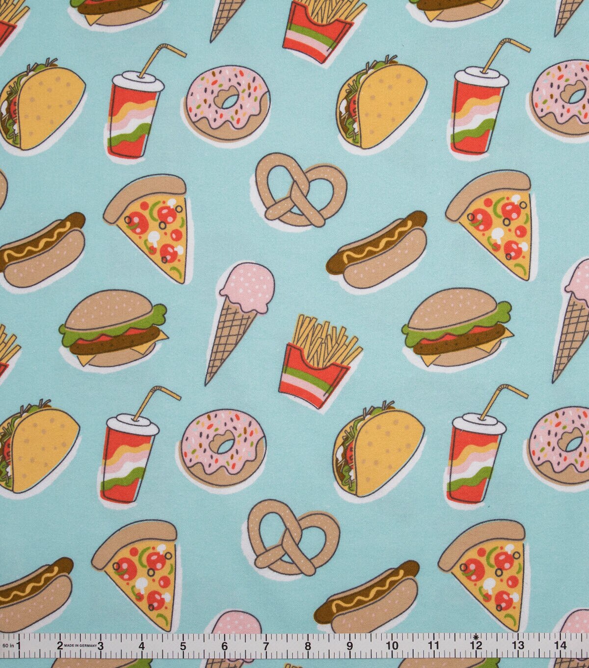 Super Snuggle Junk Food Flannel Fabric