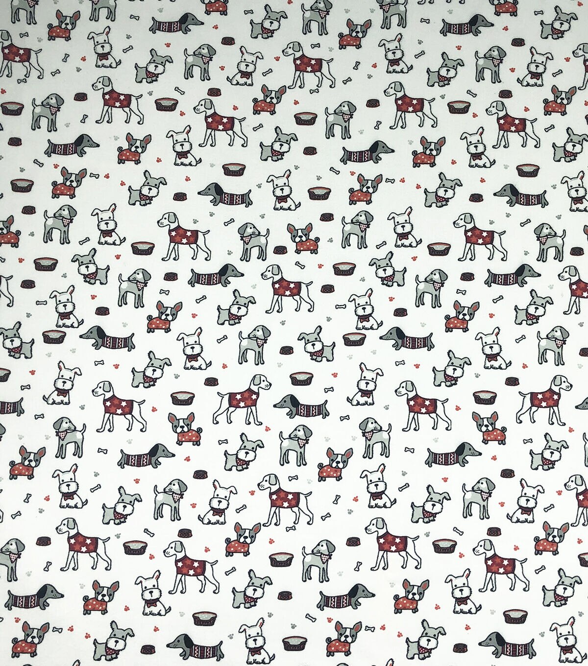 Little Dogs Super Snuggle Flannel Fabric