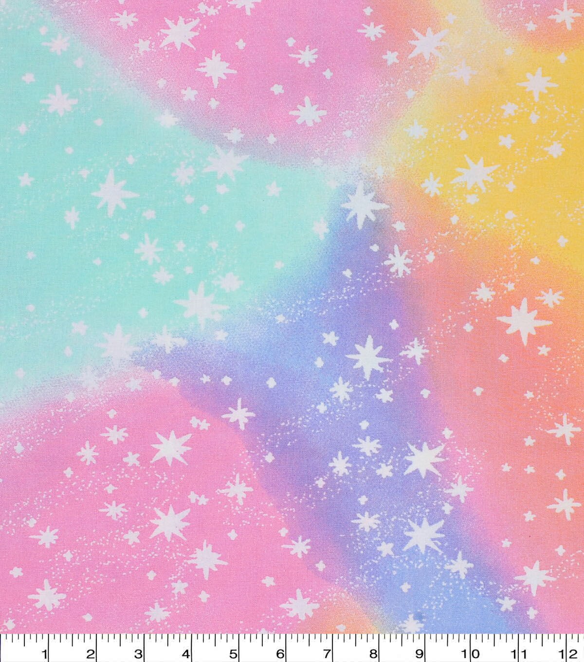 Pastel Tie Dye Novelty Cotton Fabric