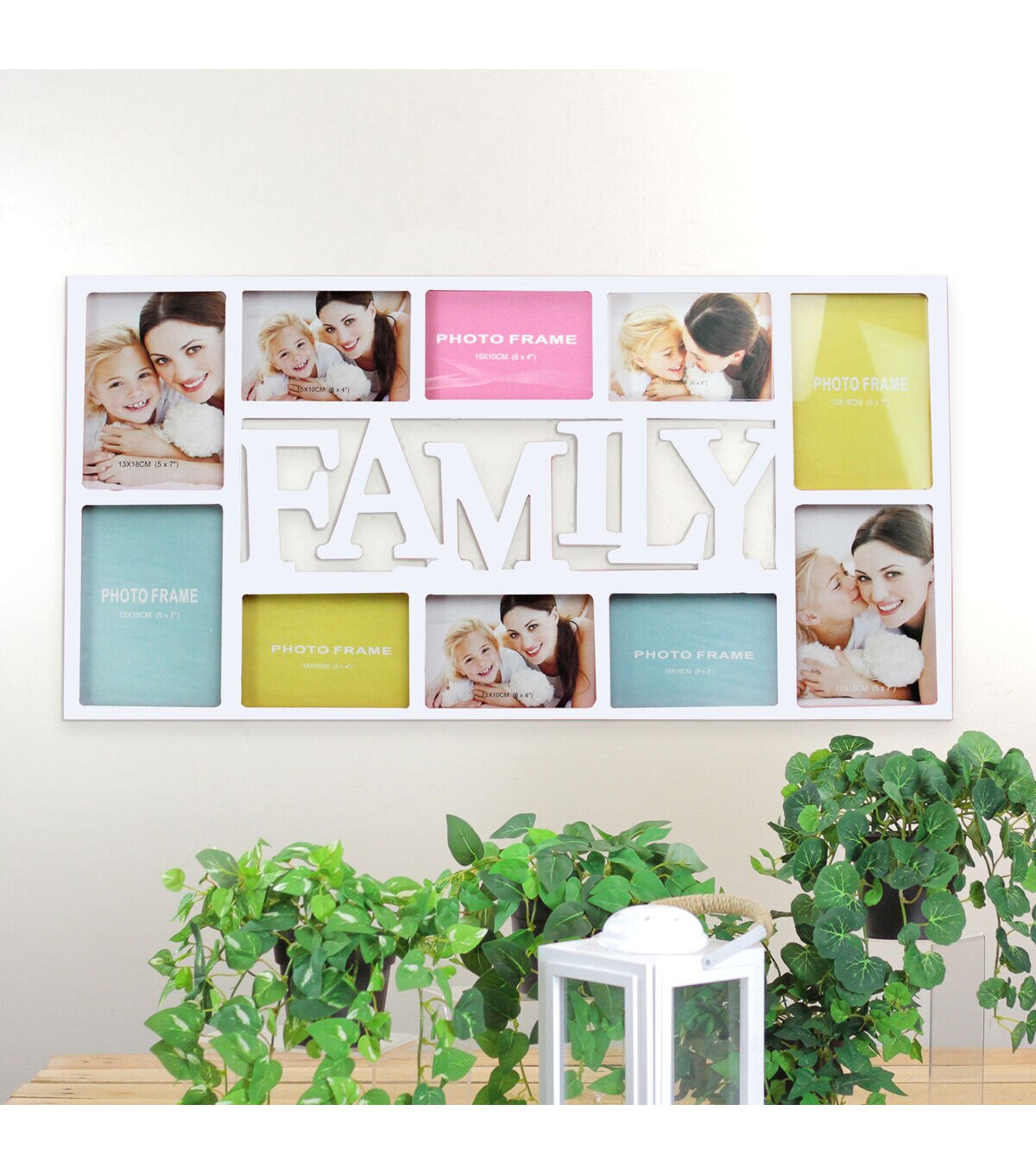 Northlight 29 White 10 Photo Family Collage Frame