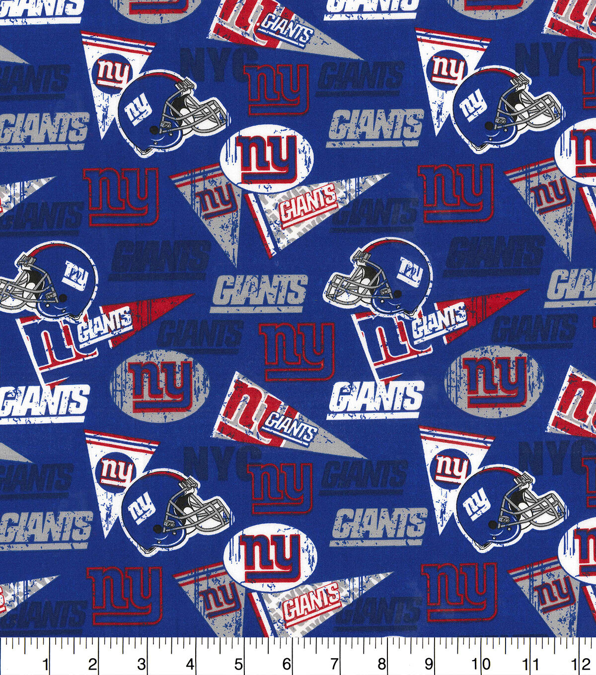 Fabric Traditions New York Giants Cotton Fabric Retro