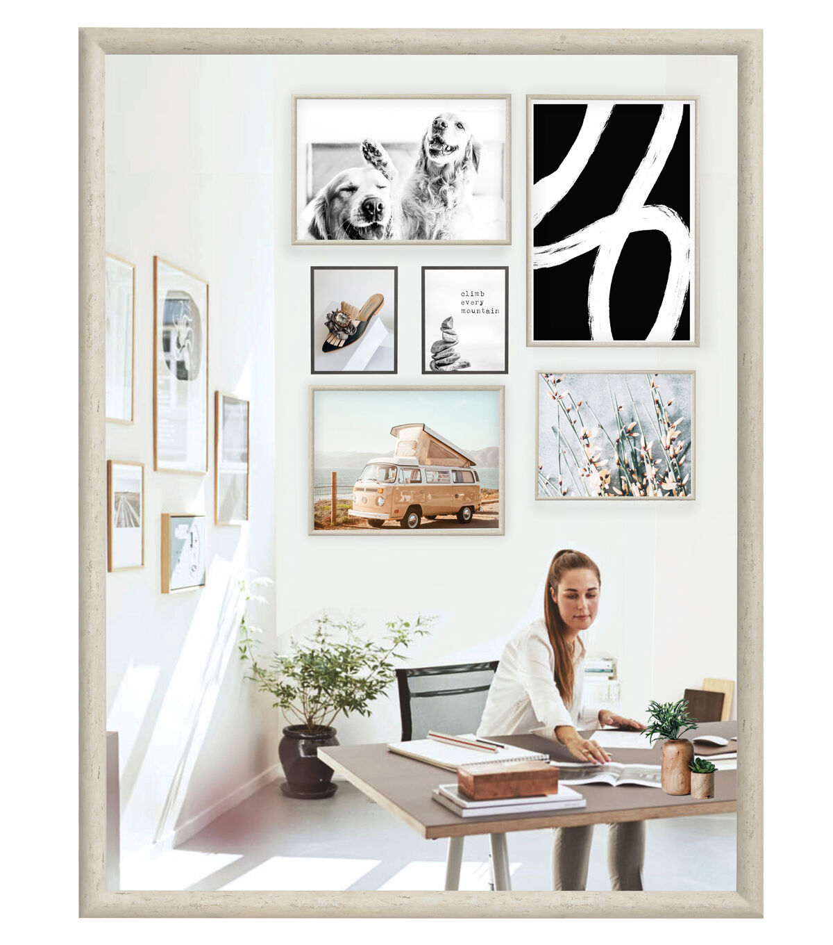 18 x 24 White Bullnose Poster Frame by Place & Time