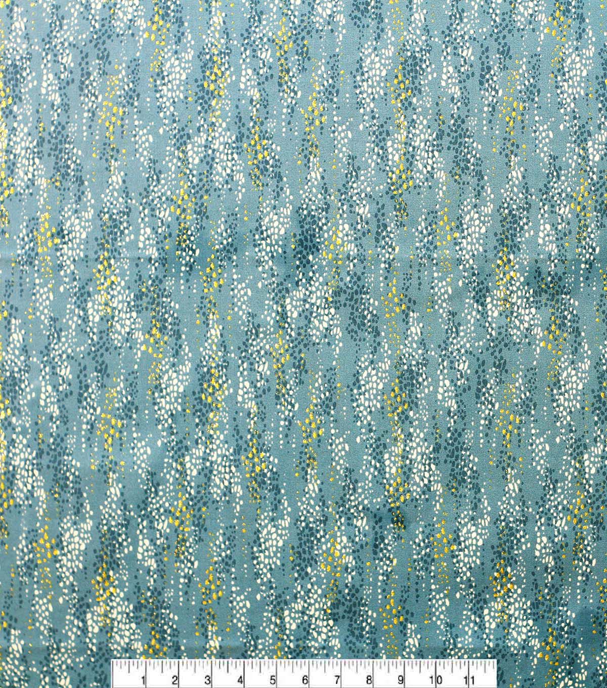 Teal Mystical Forest Blender Quilt Cotton Fabric by Keepsake Calico