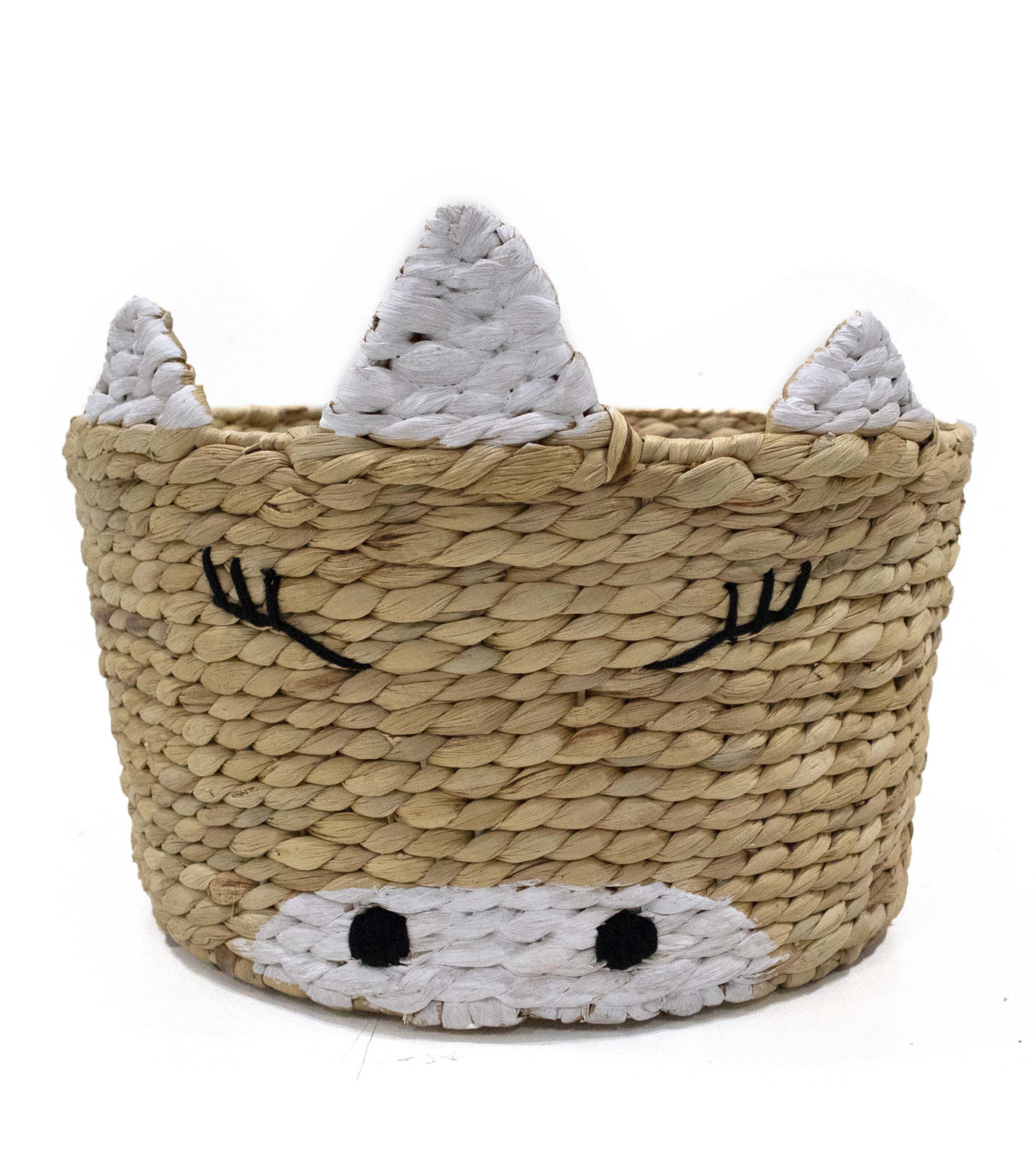 16 Unicorn Water Hyacinth Woven Basket by Place & Time