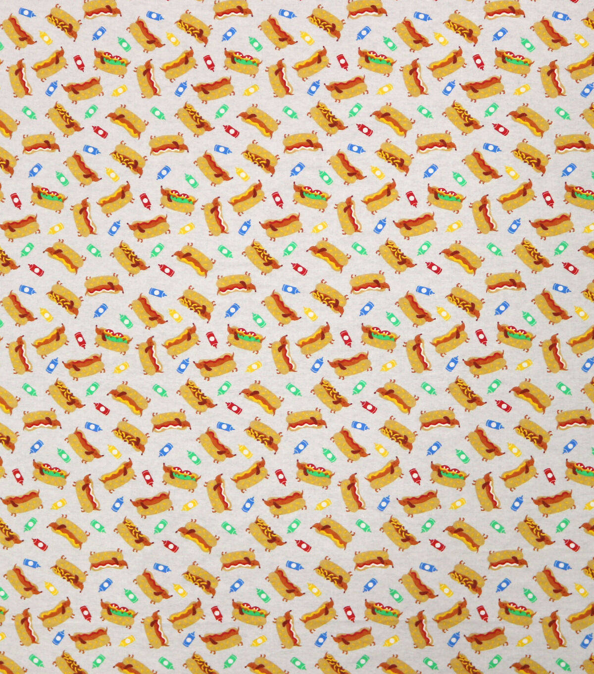 Super Snuggle Flannel Fabric Hot Dogs