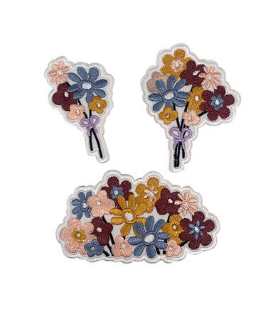 3ct Bouquet Pockets Iron On Patches by hildie & jo