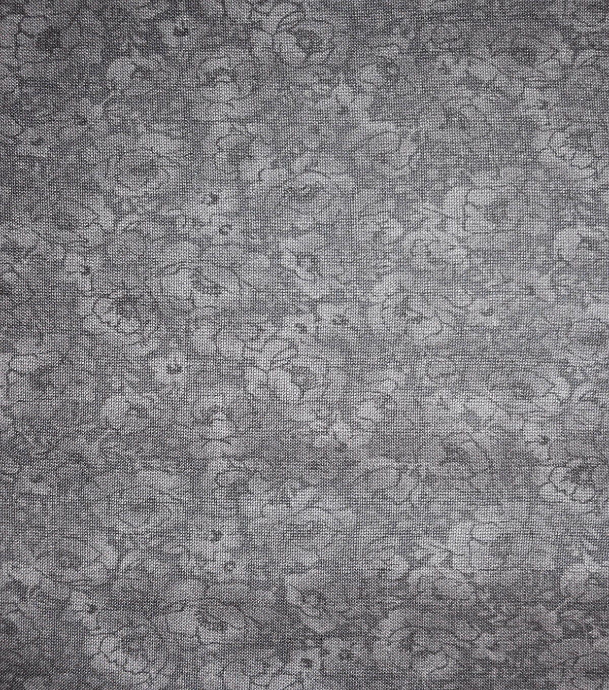 Poppies on Gray Quilt Cotton Fabric by Keepsake Calico