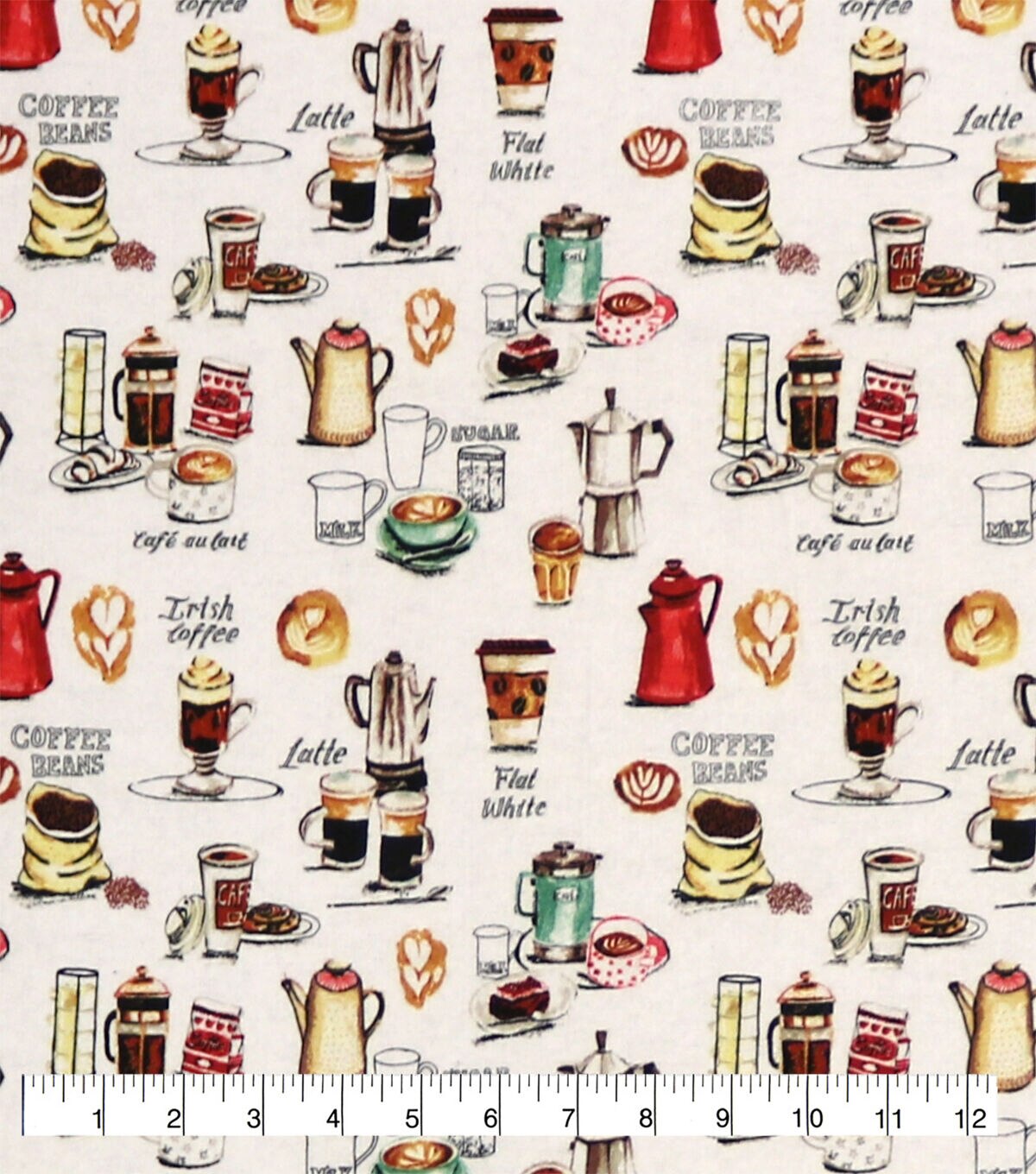Coffee Super Snuggle Flannel Fabric