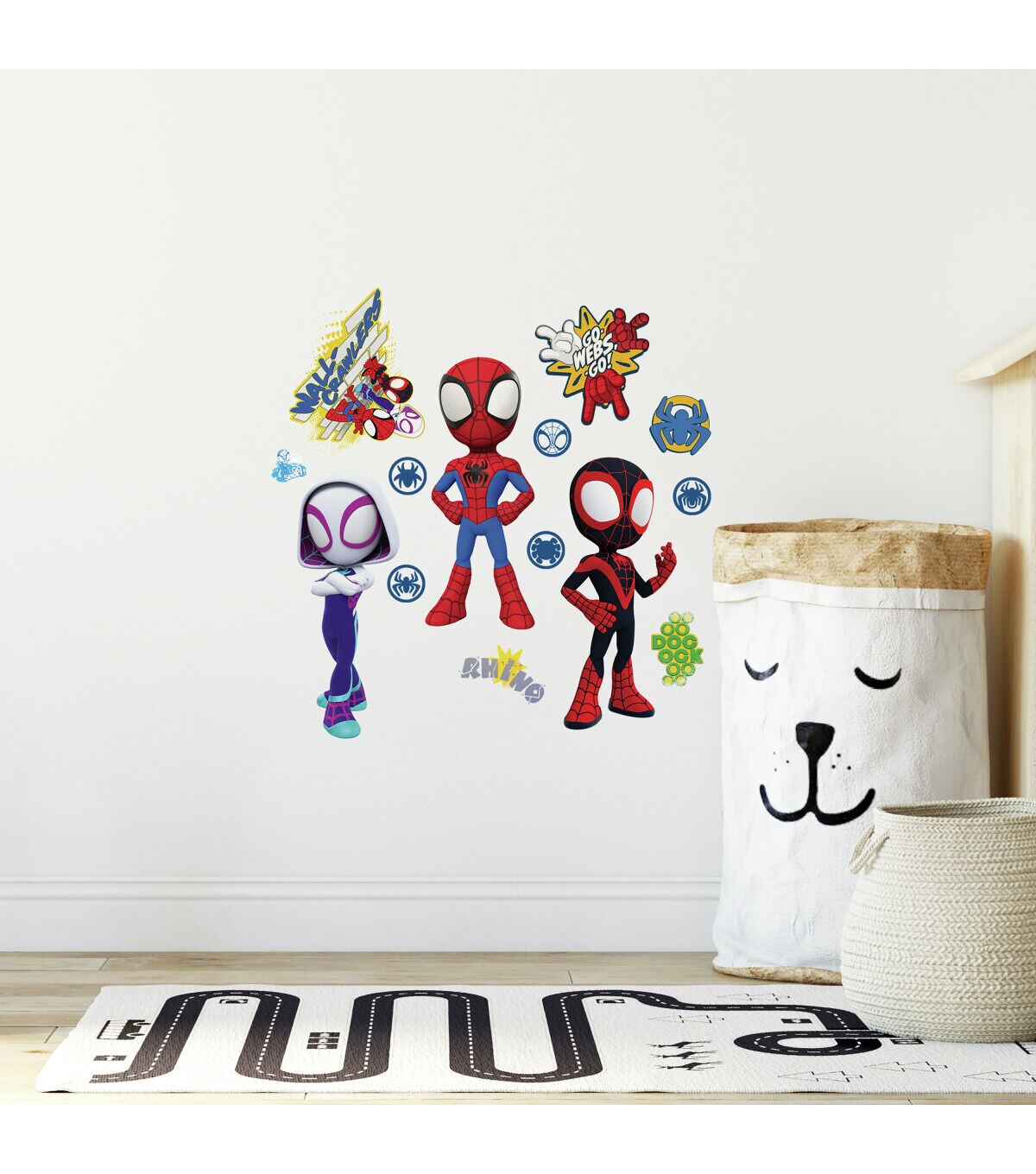 RoomMates 6 x 15 Spidey & His Amazing Friends Peel & Stick Wallpaper