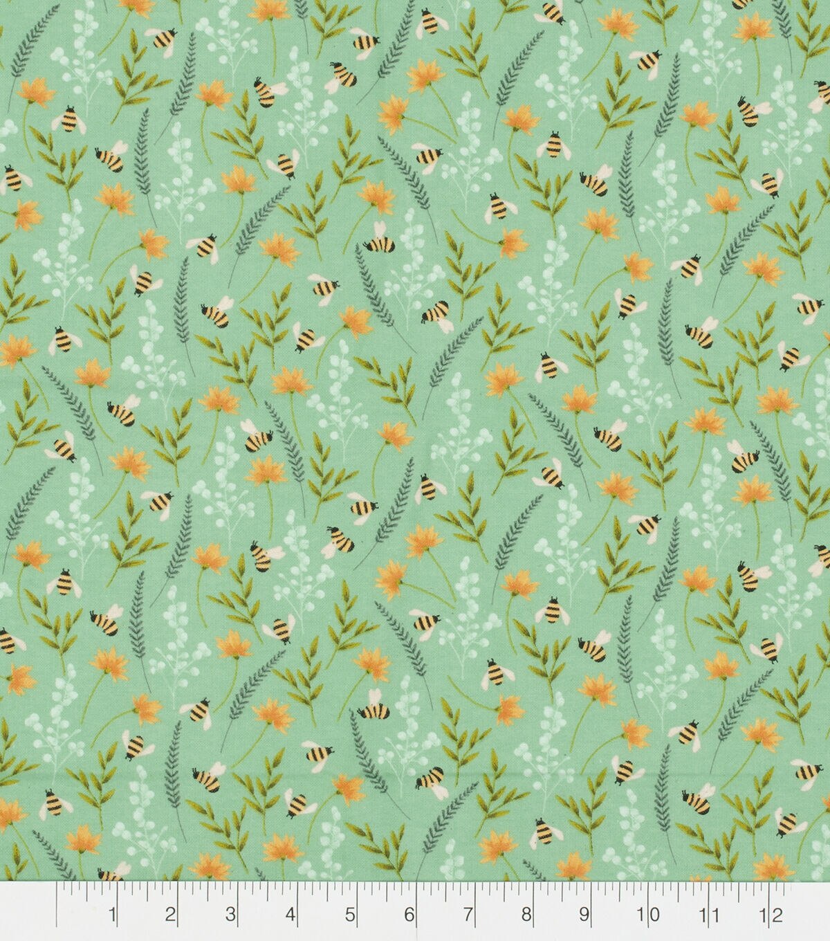 Super Snuggle Flannel Fabric Bee Floral