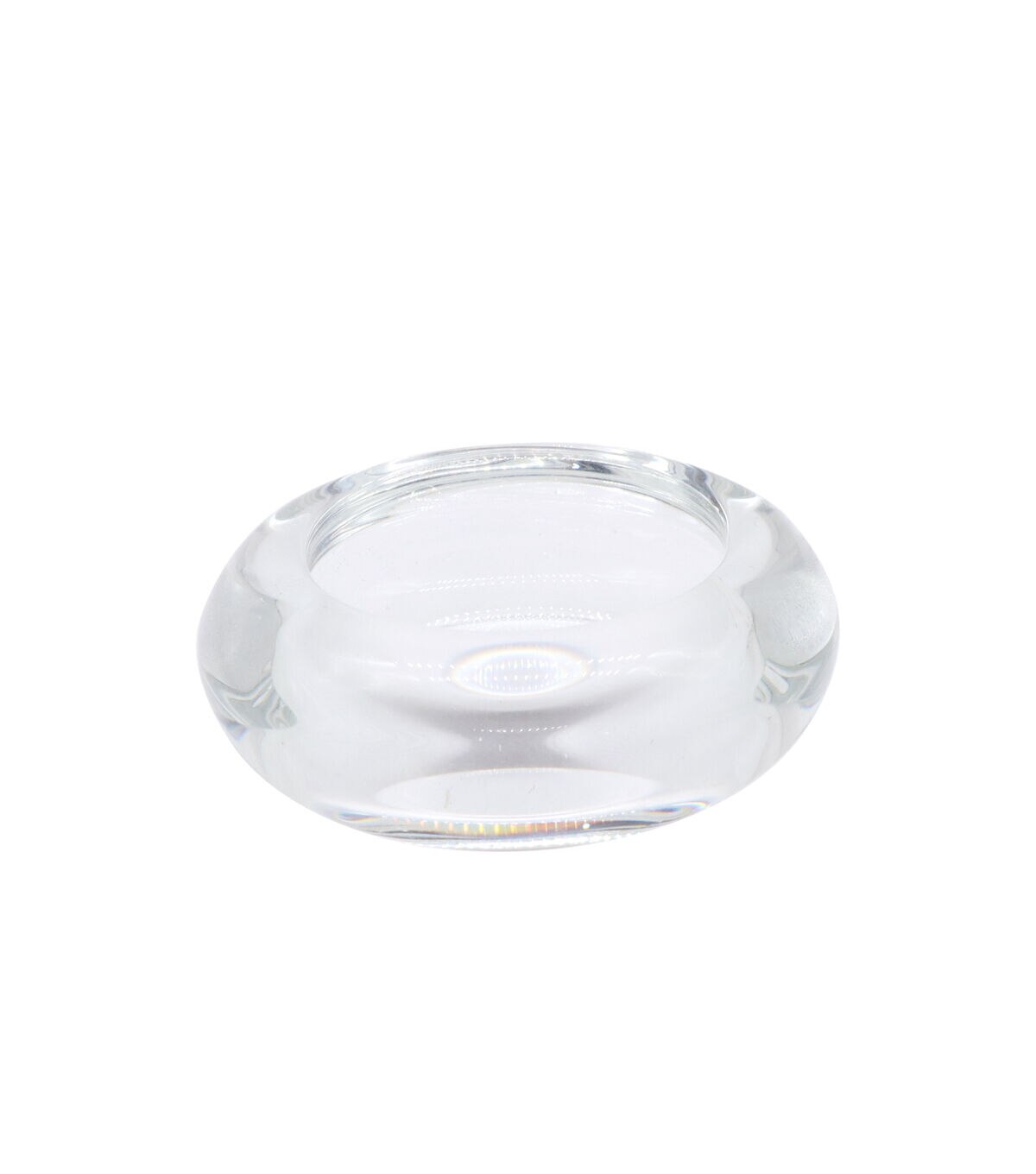 3 Glass Flat Tealight Candle Holder by Place & Time