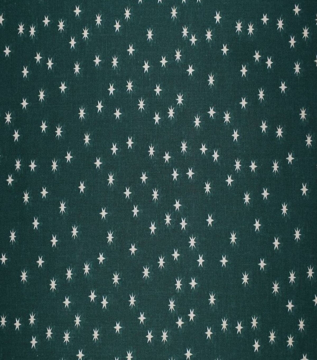 Mini Stars on Green Quilt Cotton Fabric by Quilter's Showcase
