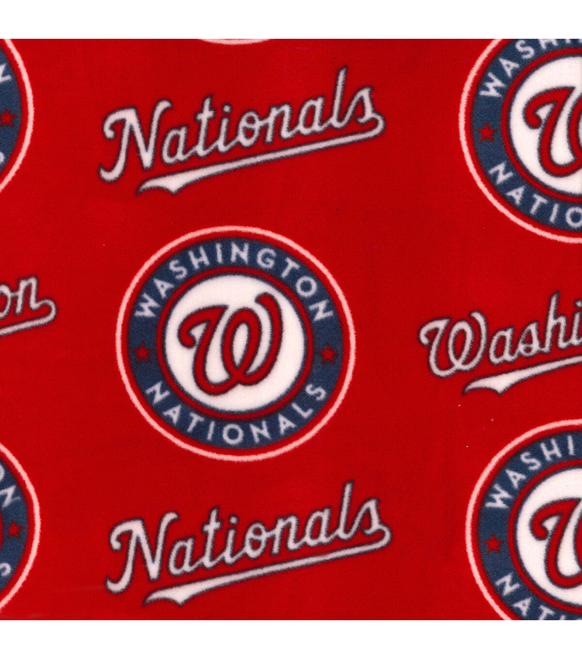 Fabric Traditions Washington Nationals Fleece Fabric Logo