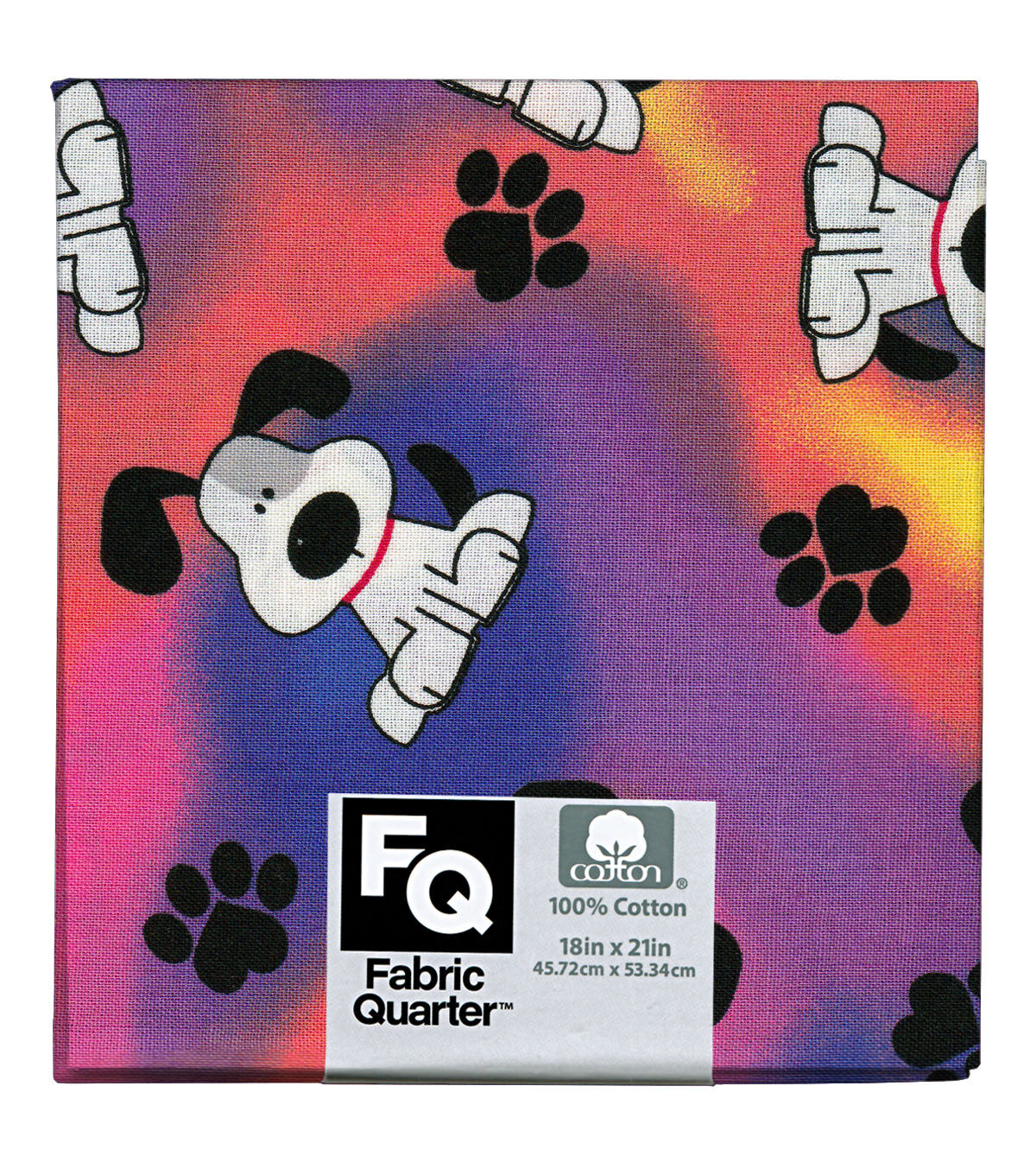 Assorted Dog 1 Piece Cotton Fabric Quarter