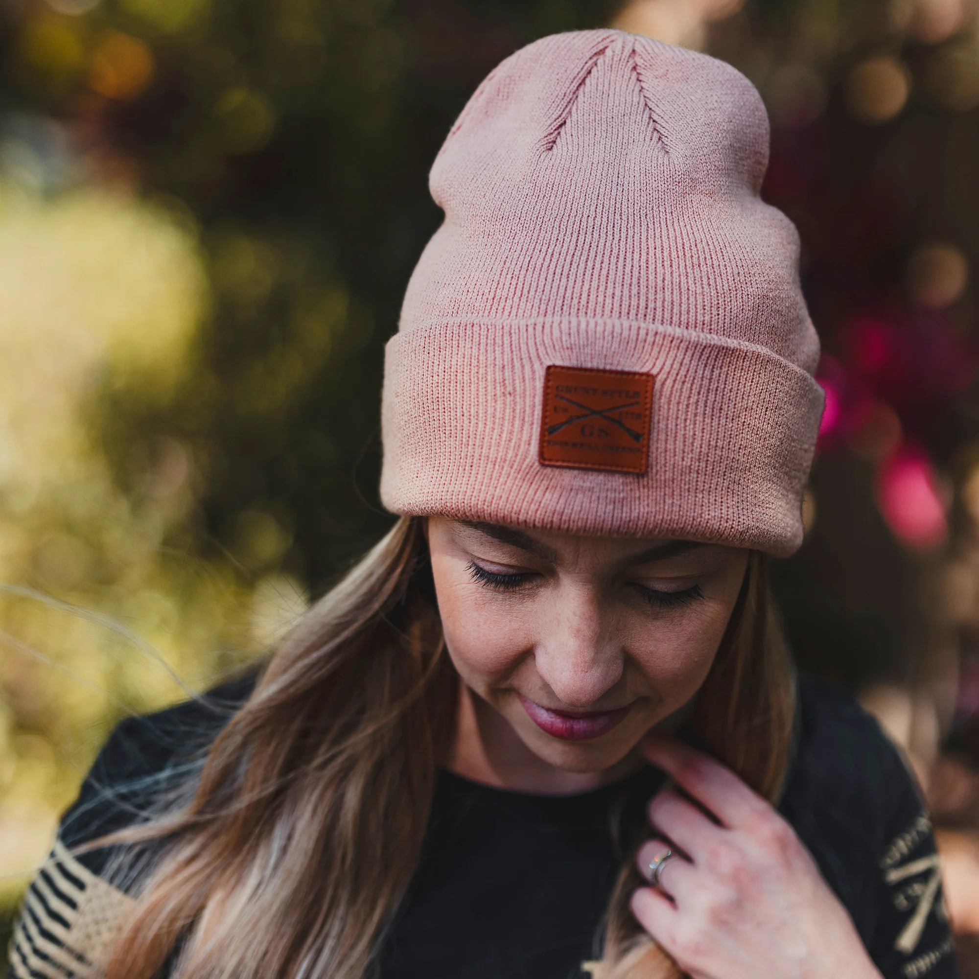 Cuffed Beanie - Desert Pink