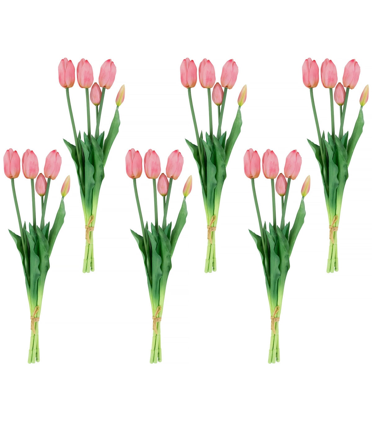 Northlight 18 Pink Tulip Stems 6ct