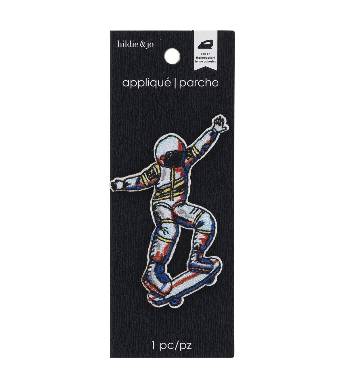 2 Astronaut Skater Iron On Patch by hildie & jo