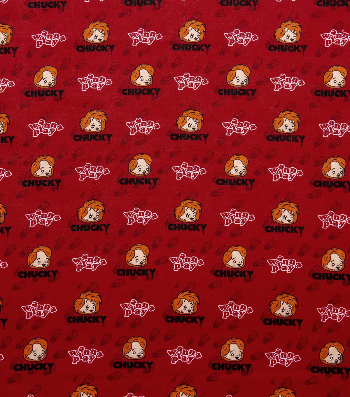 Chucky Batteries Included Cotton Fabric