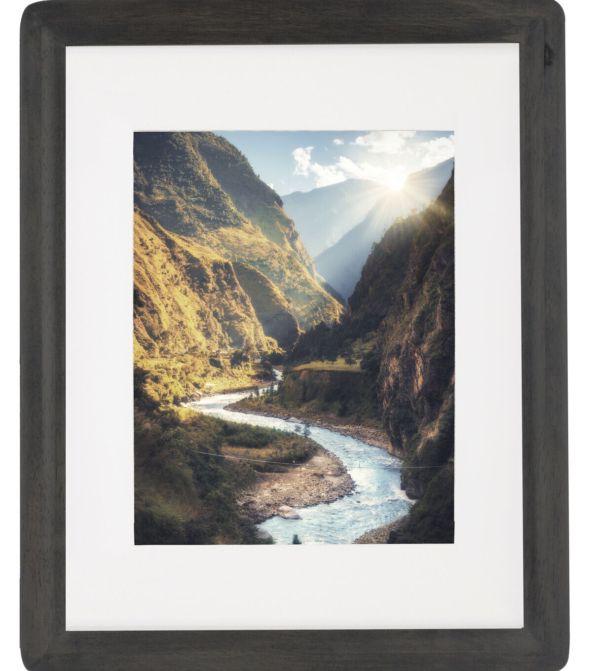 16 x 20 Matted to 11 x 14 Rounded Corner Wall Frame