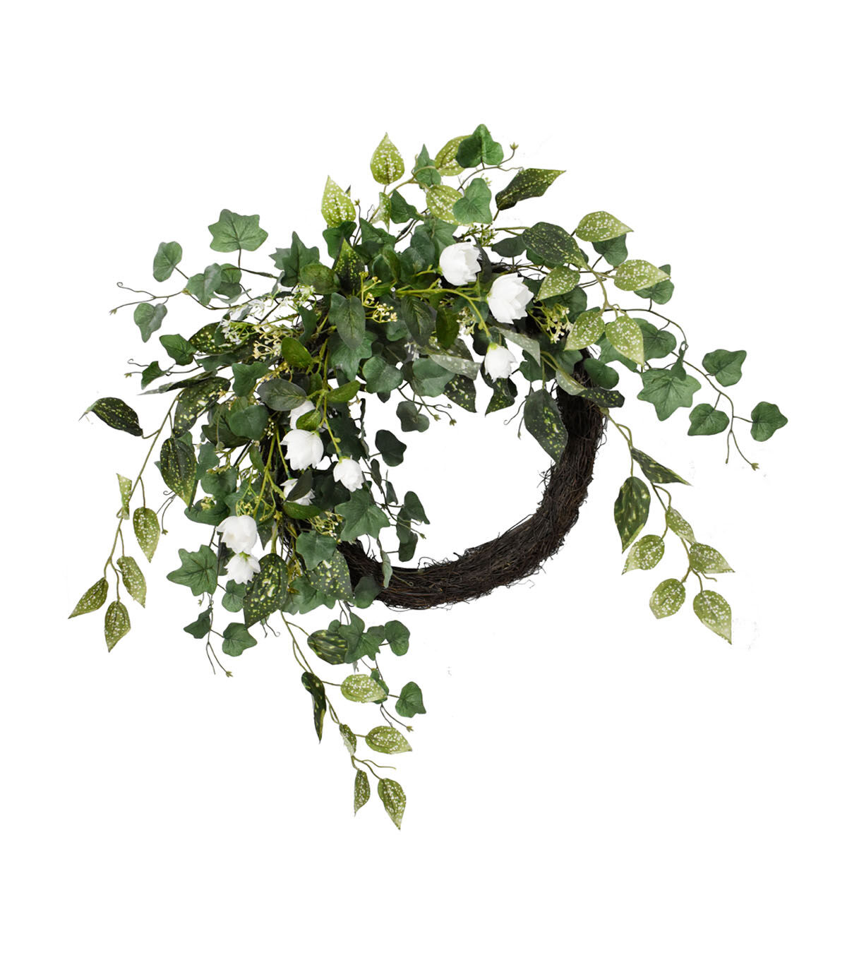 21 Ivy Leaf & Rose Wreath by Bloom Room