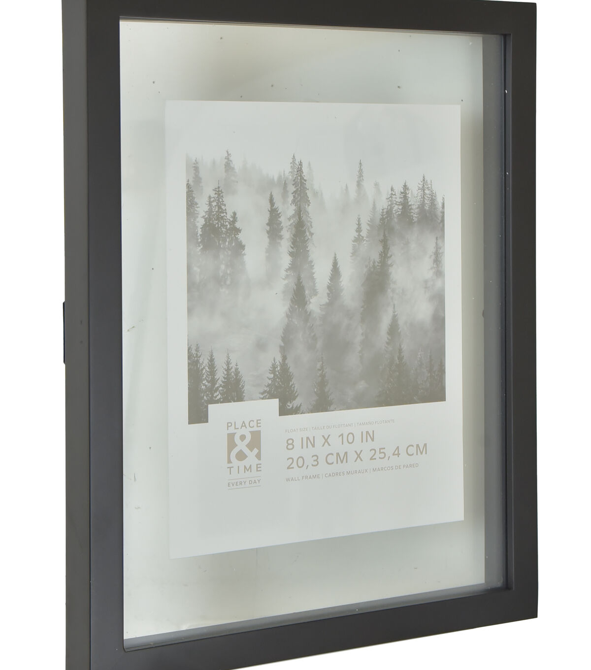 8 x 10 Black Wall Float Frame by Place & Time