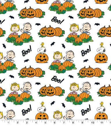 Peanuts Boo Cotton Fabric