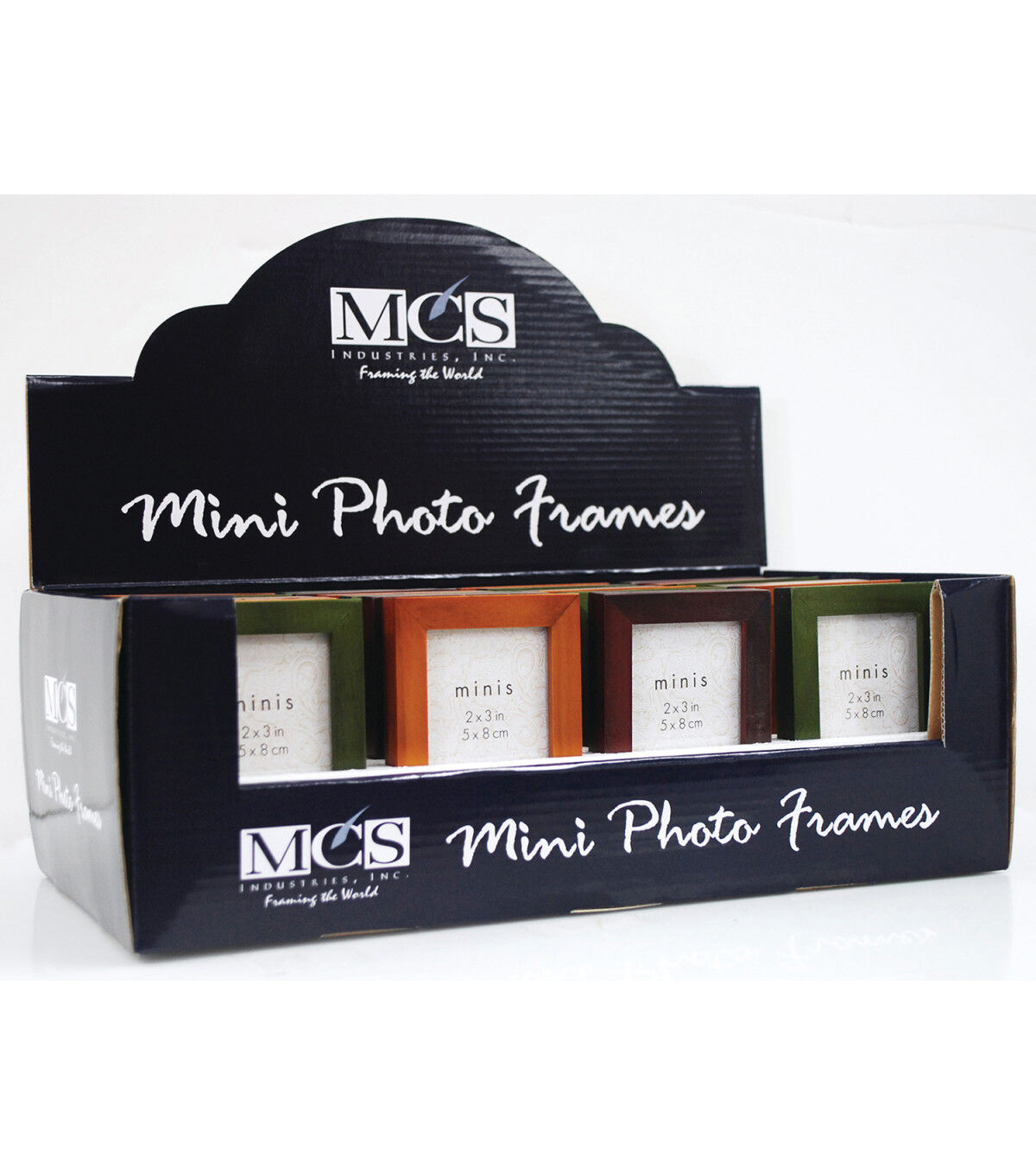 MCS Frames Jewel Tone Wood Frames 24pk