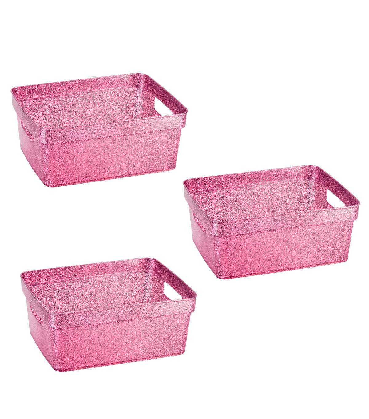 Simplify 15 x 8 Glitter Totes 3pk