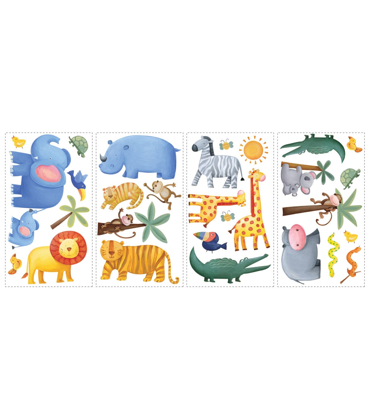 RoomMates Wall Decals Jungle Adventures