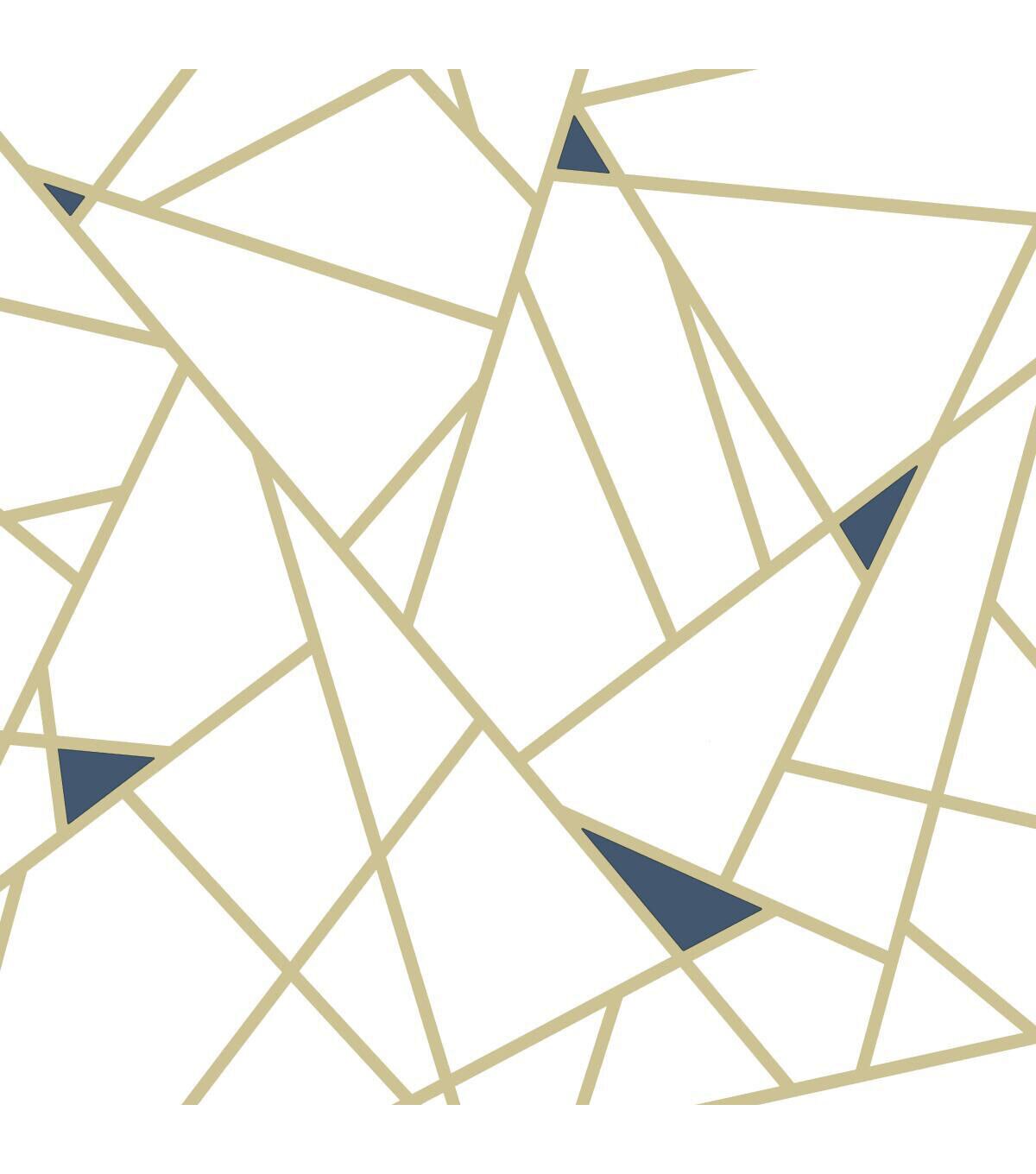 RoomMates Wallpaper Gold Fracture