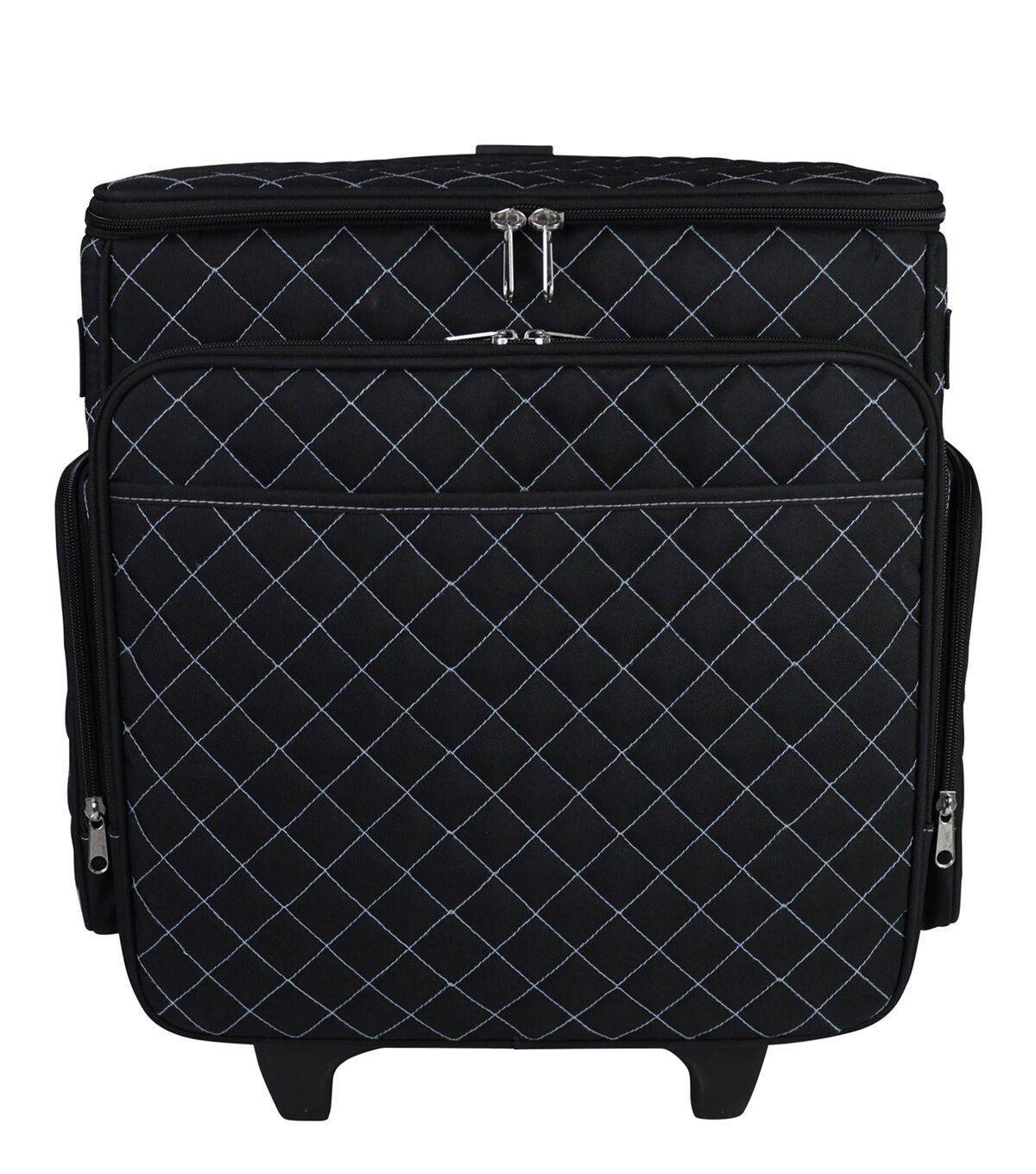 Everything Mary 15 Black Quilted Rolling Scrapbook Craft Bag