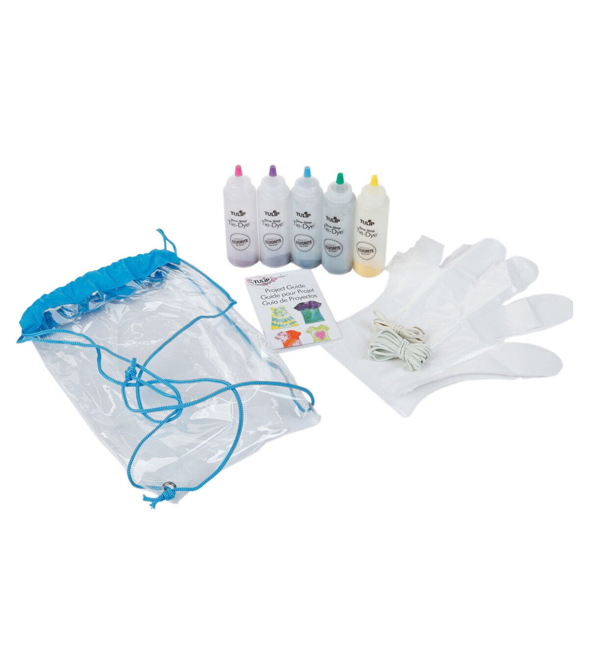 Tulip 43ct Mini One Step Tie Dye Kit With Drawstring Backpack