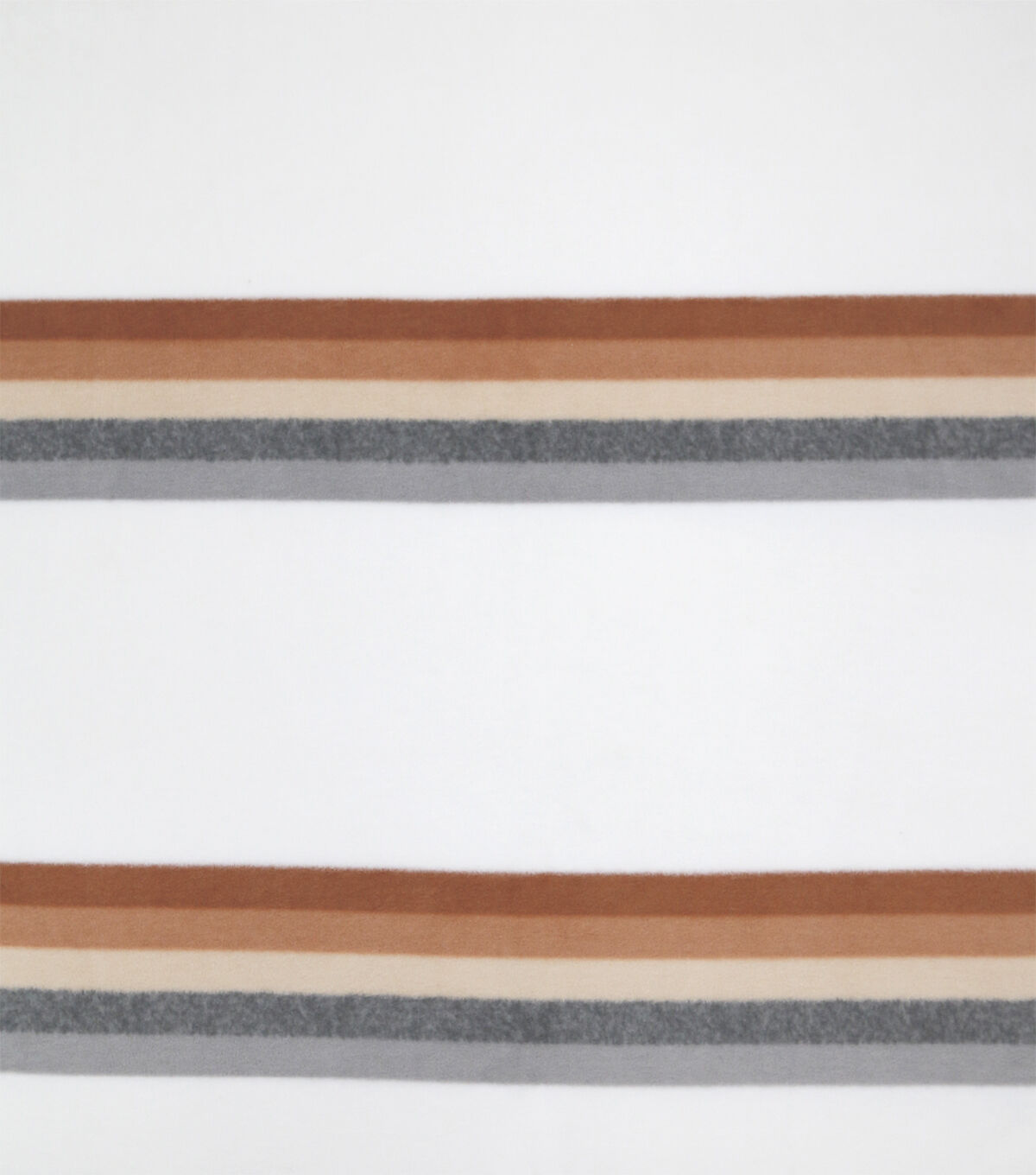 Botanical Pastel Stripes Luxe Fleece Fabric