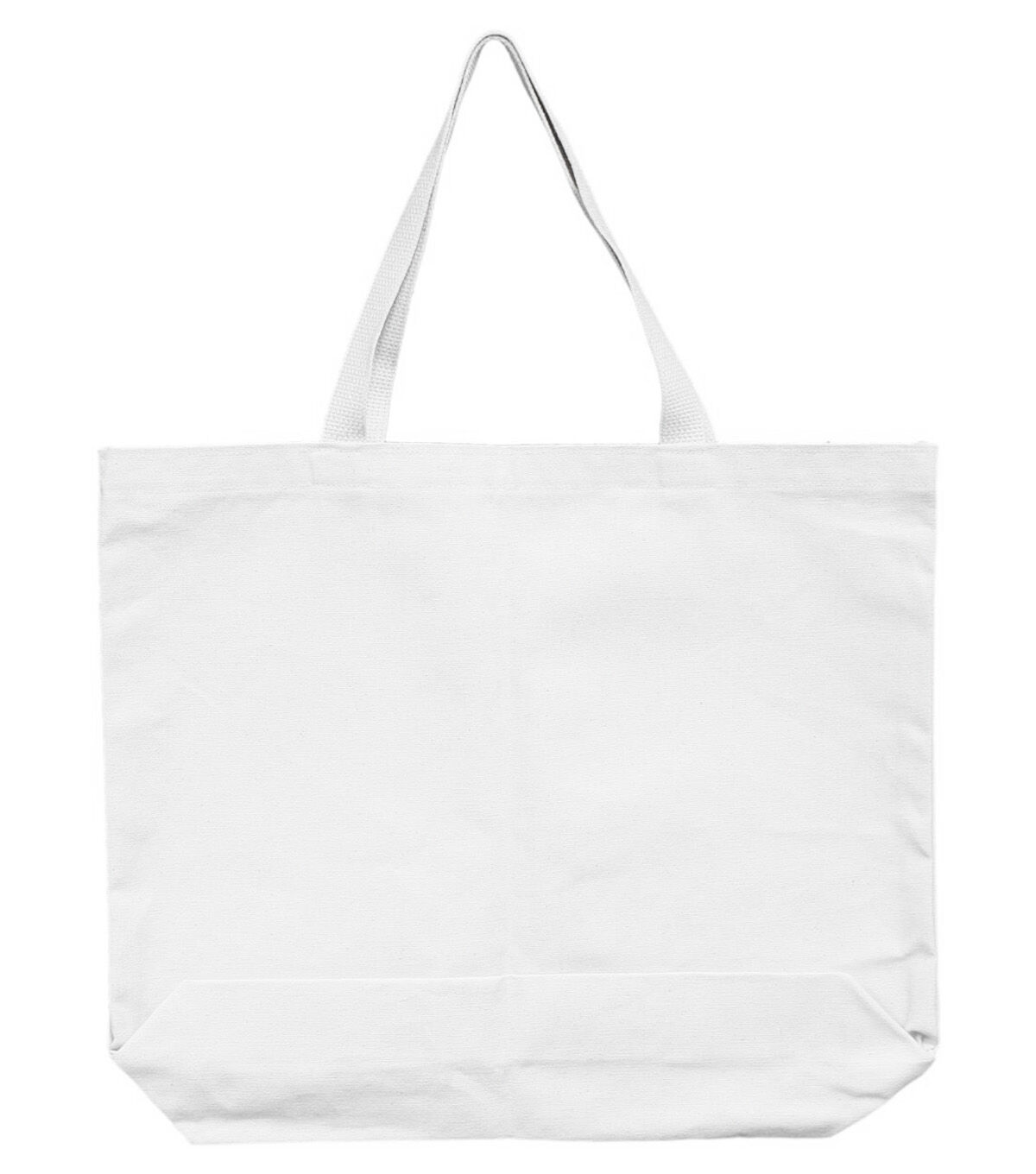 Large Canvas Tote White