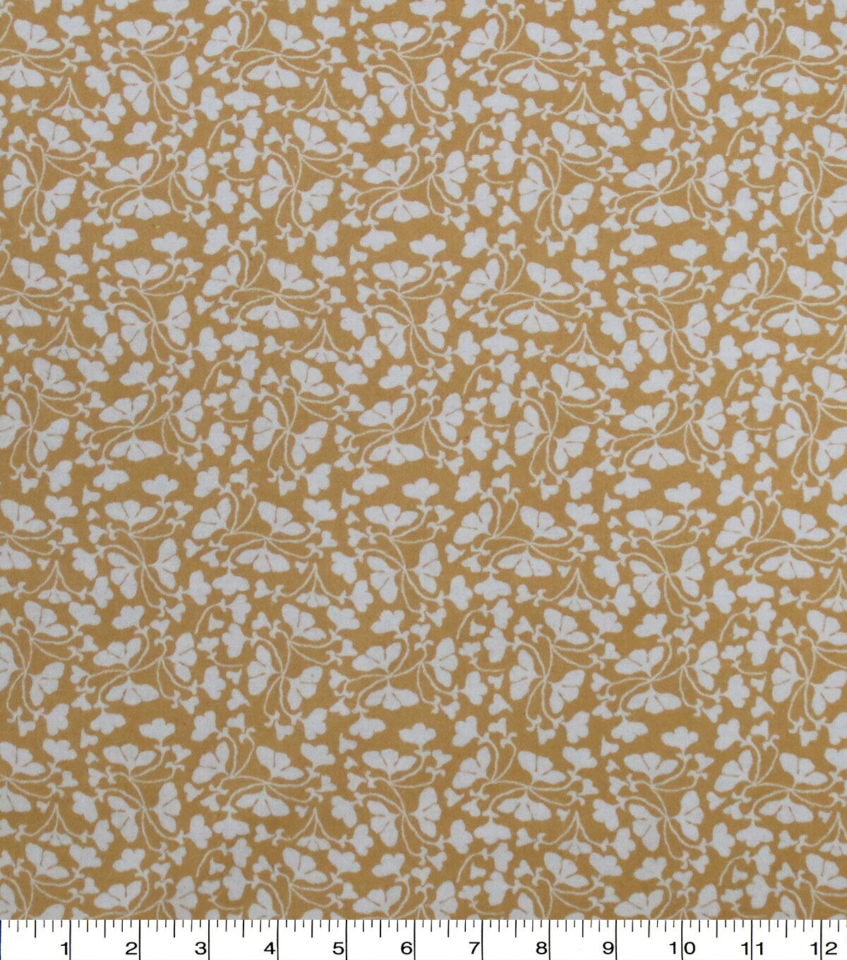 Vines Tan Super Snuggle Flannel Fabric