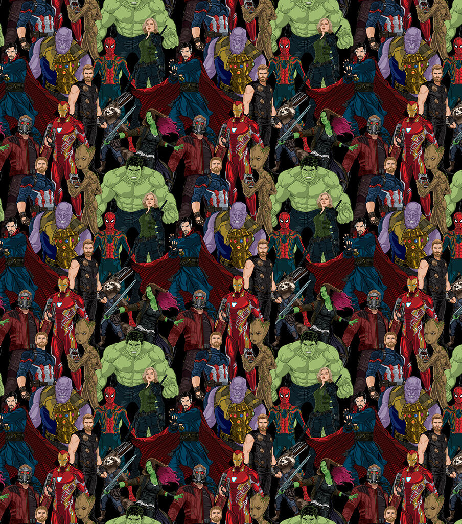 Marvel Avengers Infinity War Cotton Fabric