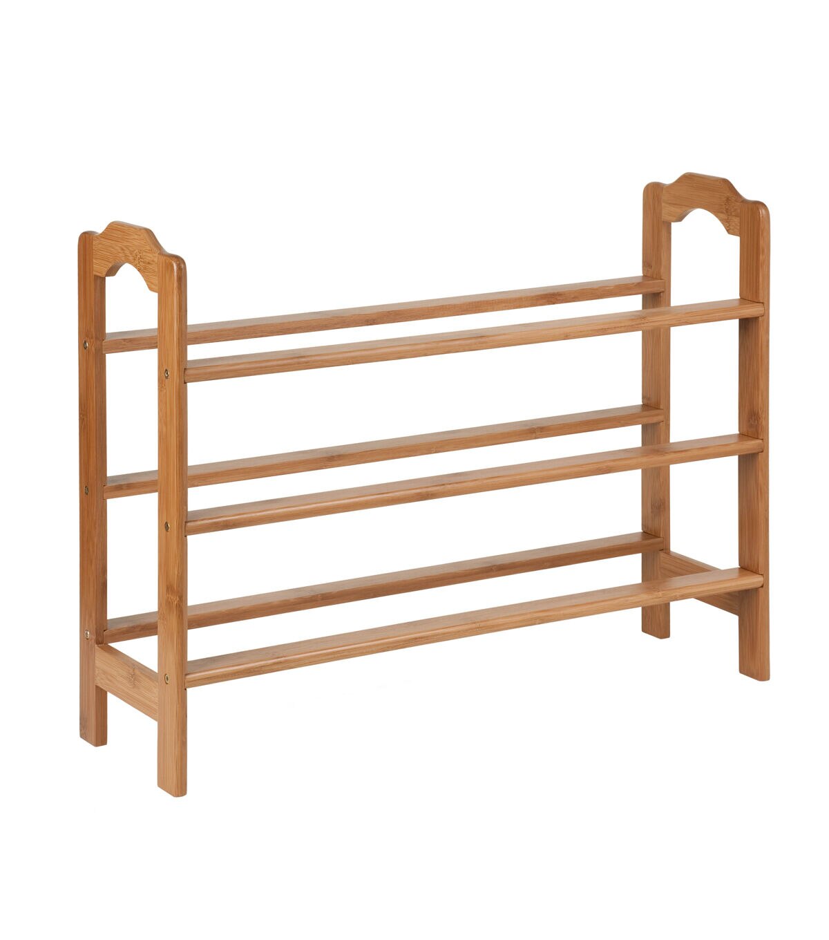 Honey Can Do 9 x 21 Natural 3 Tier Bamboo Shoe Rack