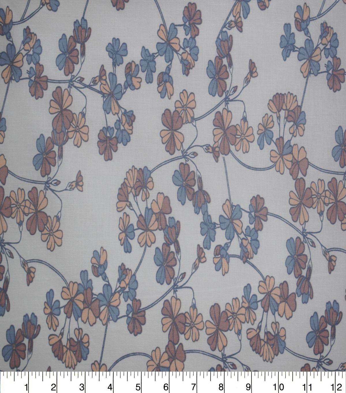 Dusty Floral Quilt Cotton Fabric by Quilter's Showcase