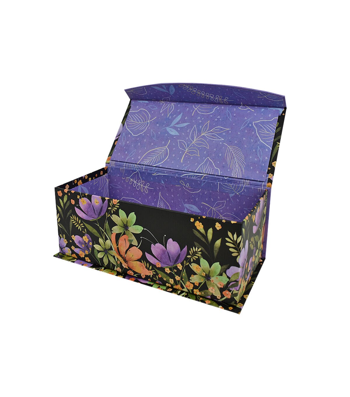 11.5 Blooms & Leaves Fliptop Box by Hudson 43