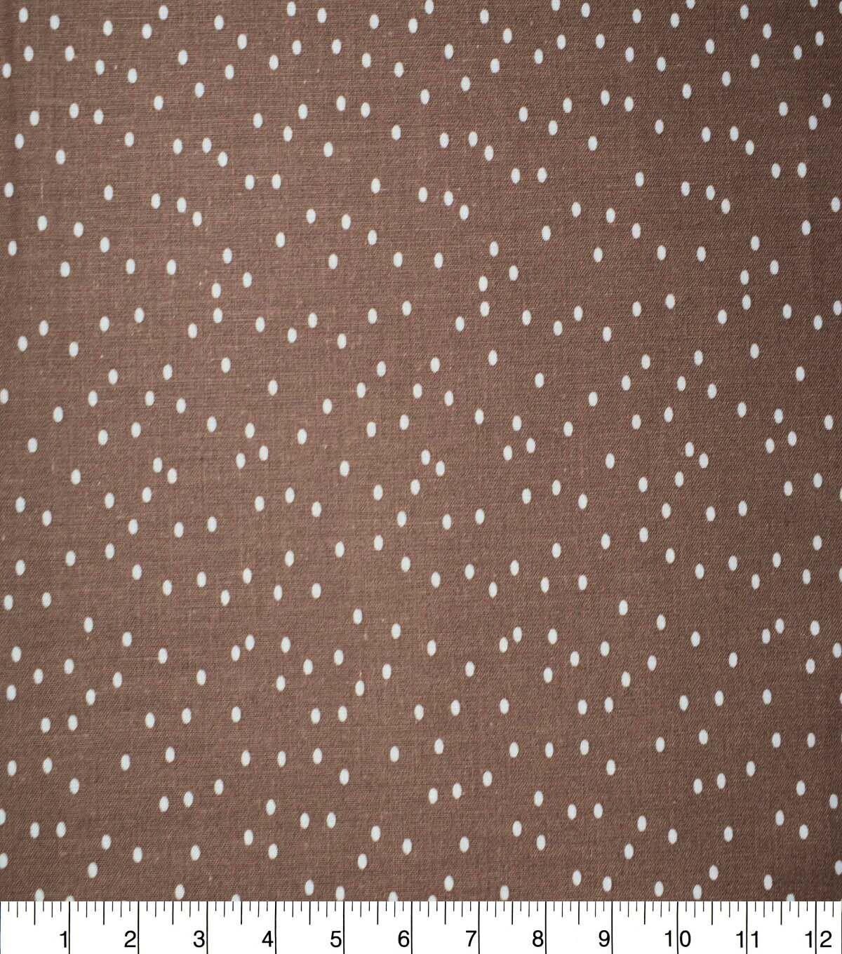 Dots on Raw Umber Cotton Fabric by Quilter's Showcase