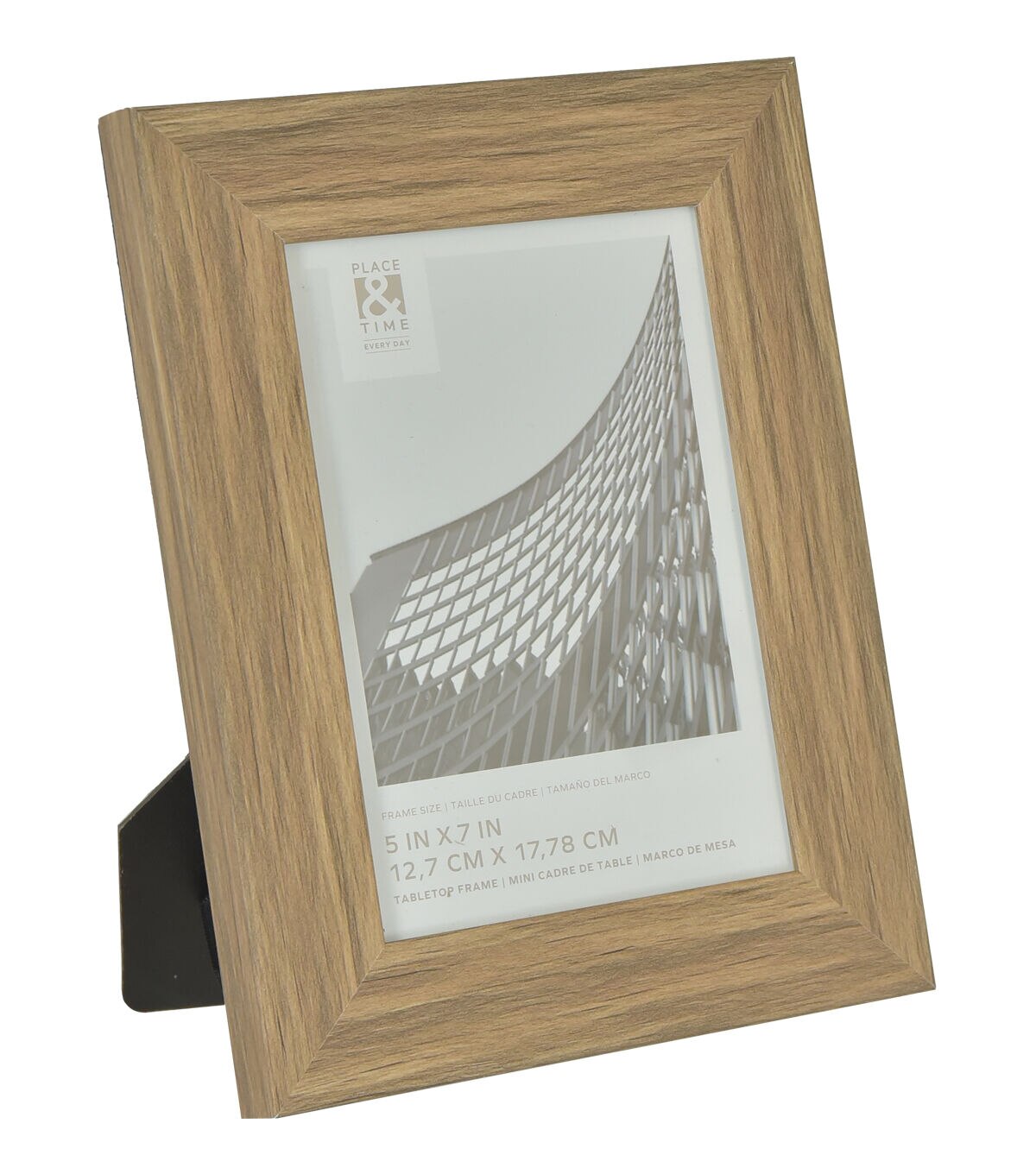5 x 7 Light Brown Tabletop Picture Frame by Place & Time