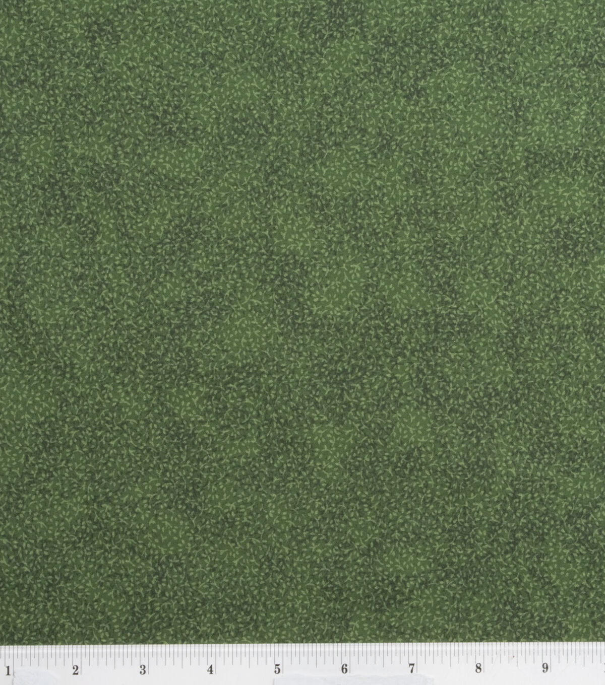 Fabric Traditions Dark Green Vines Cotton Fabric by Keepsake Calico