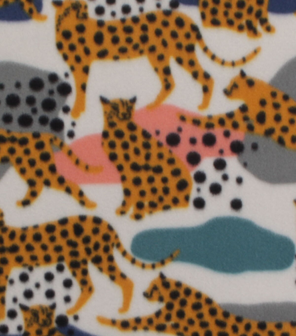 Big Cats Blizzard Fleece Fabric